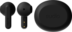 Sudio A3 True Wireless Earbuds, Black - ONLINE ONLY