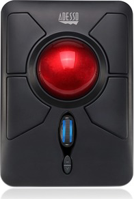 Adesso iMouse T50 - Wireless Programmable Ergonomic Trackball Mouse. Optical - Wireless - Radio Frequency - 2.40 GHz - No - Black - USB - 4800 dpi - Trackball, Scroll Wheel - 7 Button(s) - Symmetrical - ONLINE ONLY