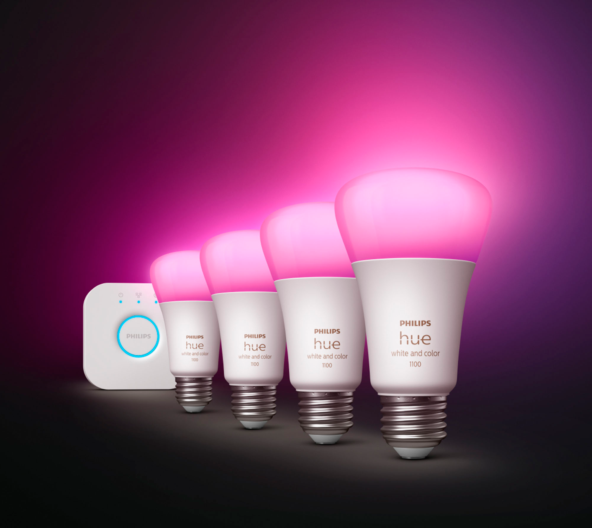 HUE WCA 10.5W A19 E26 4SET KIT