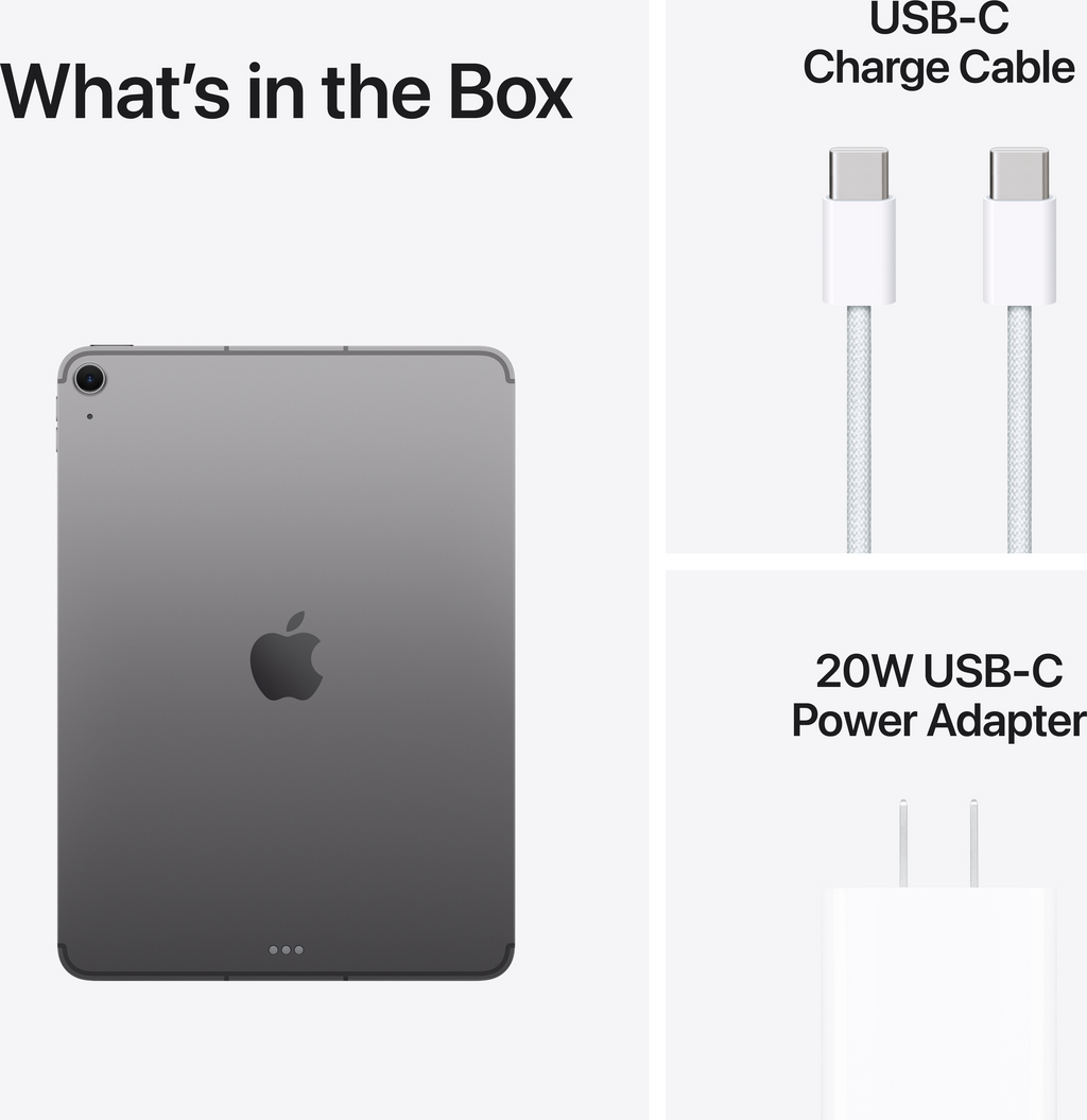 Apple 13-inch iPad Air M4 Chip Wi-Fi + Cellular - Space Gray