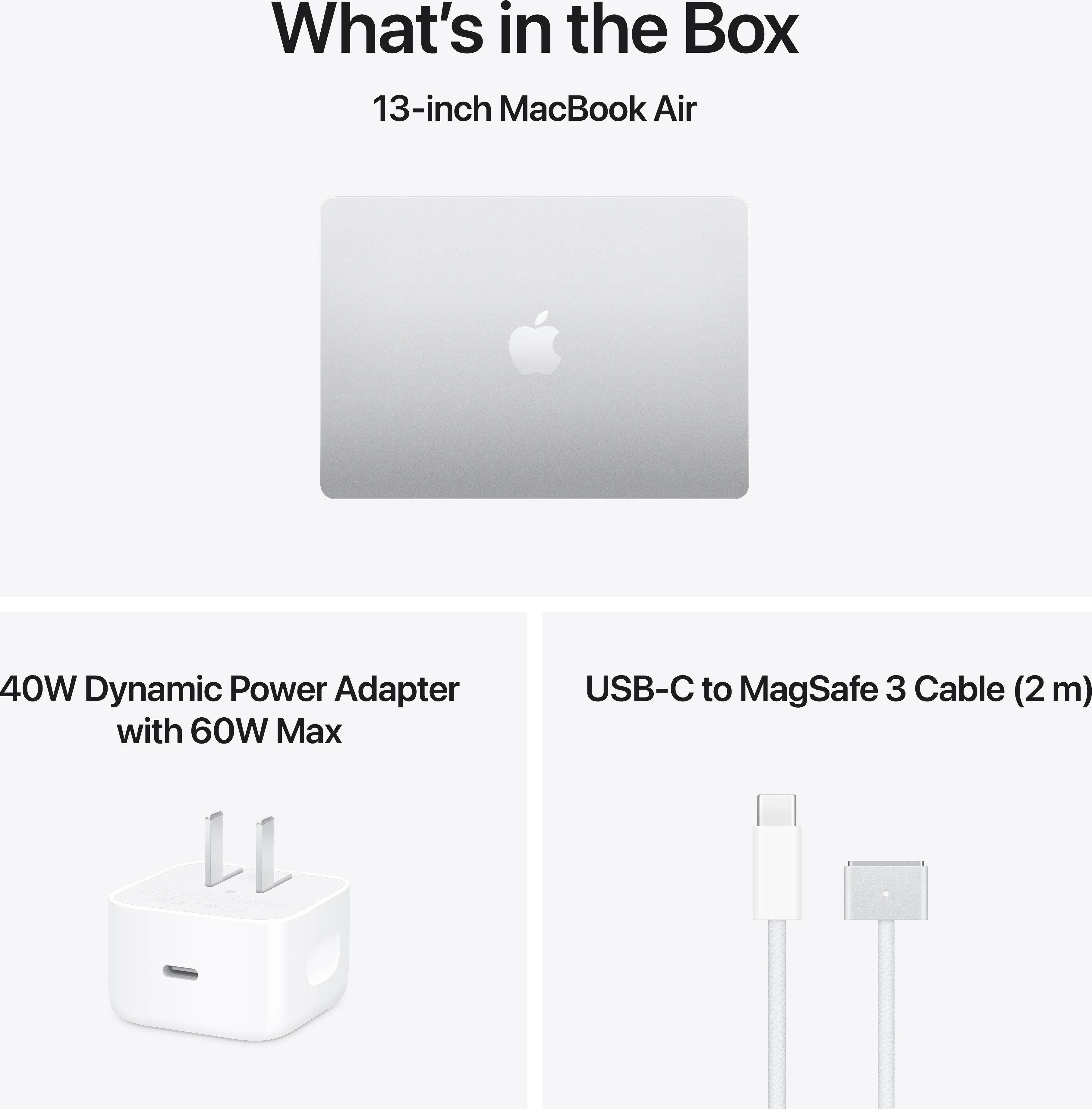 Apple 13-inch MacBook Air: Apple M5 chip with 10‑core CPU and 10‑core GPU, 24GB, 1TB SSD - Silver